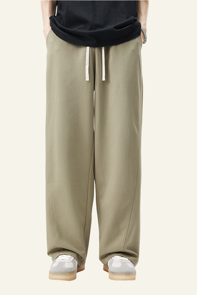Men's Side-Striped Draped Casual Pants
