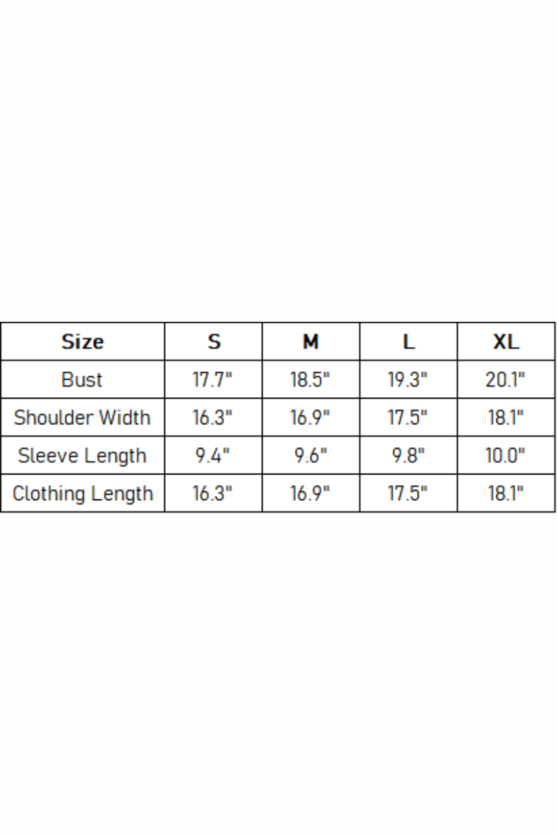 Unisex Summer Cropped T-Shirt