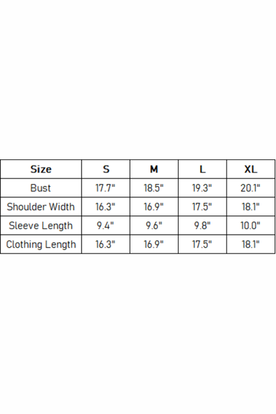Women's Summer Cropped T-Shirt