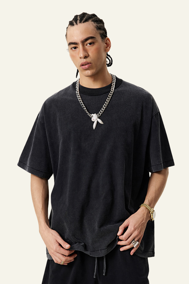 Men's Vintag Washed Cotton Relaxed T-shirt