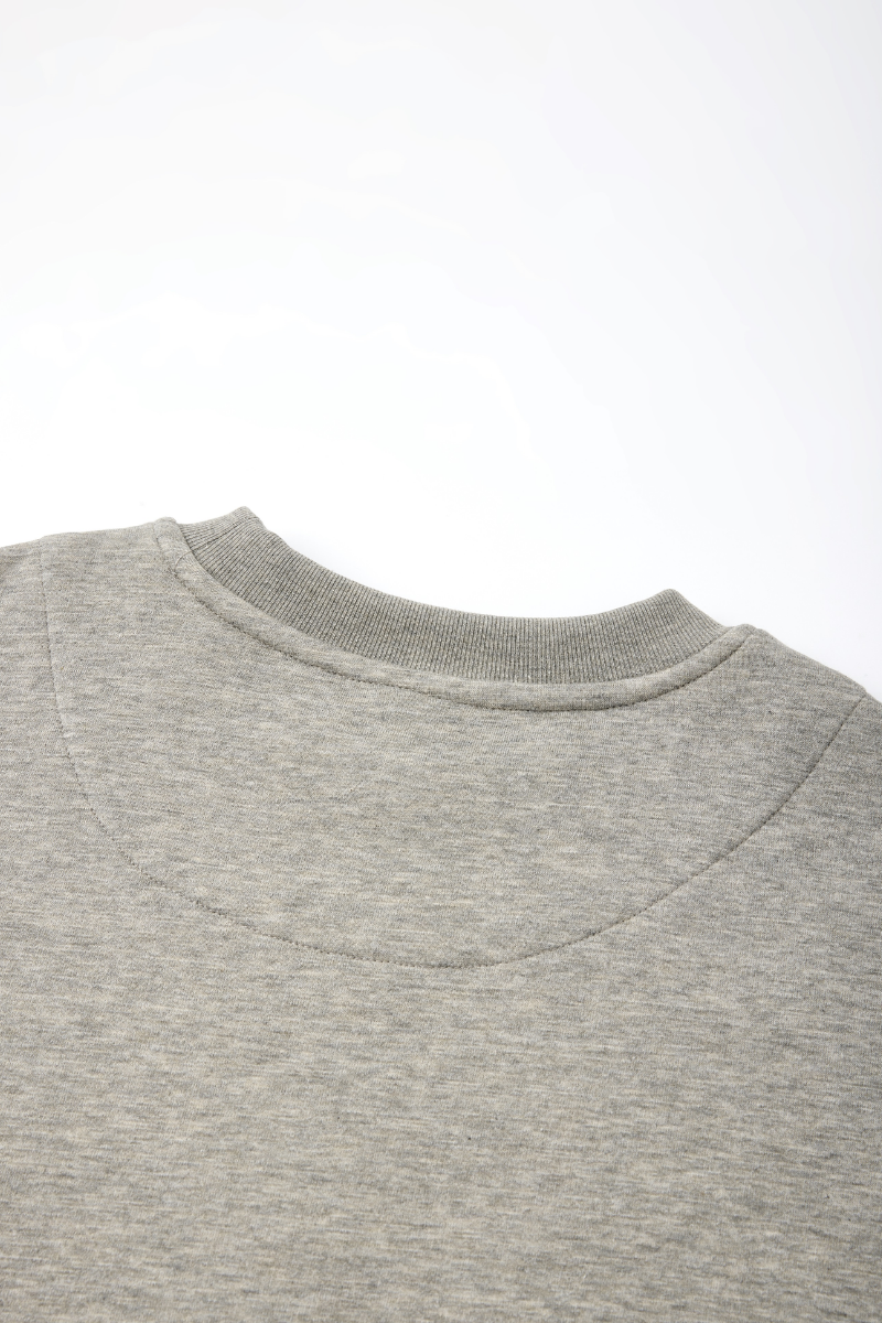 Unisex Fall Clothing 320G Heathered Crewneck Sweatshirt