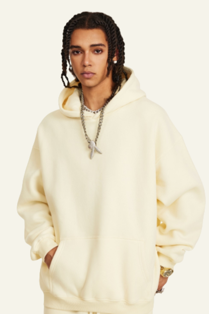 Men's Solid Color Oversize Hoodie