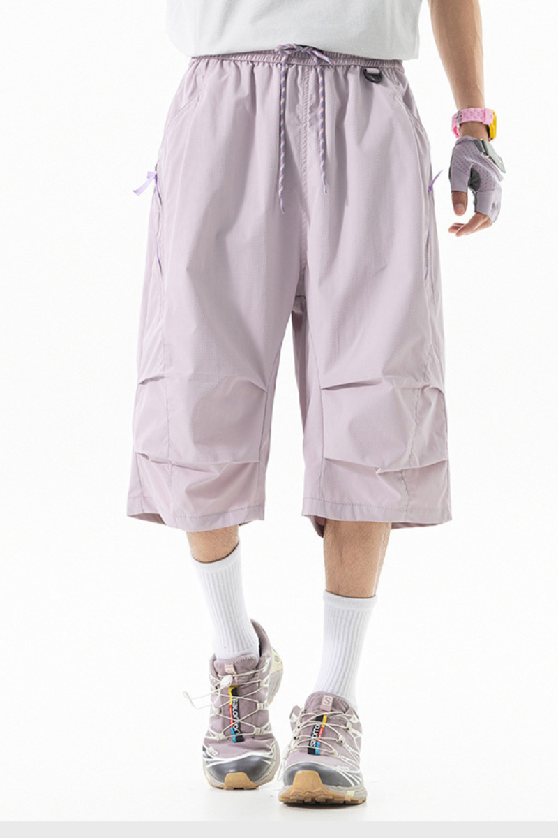 Men's Summer Hiking Quick Dry Breathable Cargo 7/8 Shorts