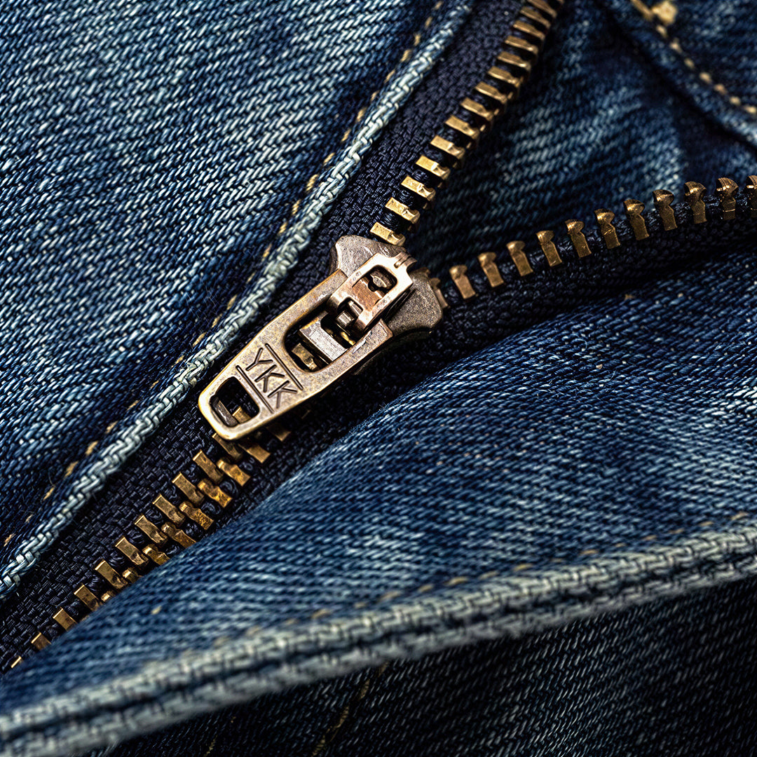 Men's Spring Deconstructed Metal Buckle Cargo Denim Jeans