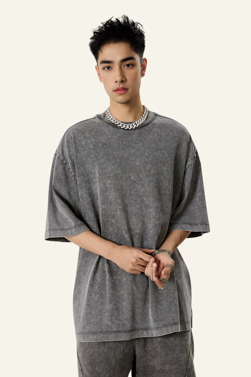 Men's Cotton Heavyweight Washed T-shirt