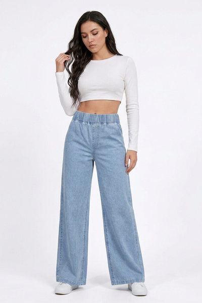 Women's High Waist Baggy Wide Leg Jeans