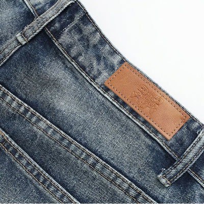Men's Spring Splash Ink Washed Baggy Wide Leg Denim Jeans