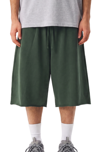 Men's Summer French-Terry Loose 7-Inch Streetwear Shorts