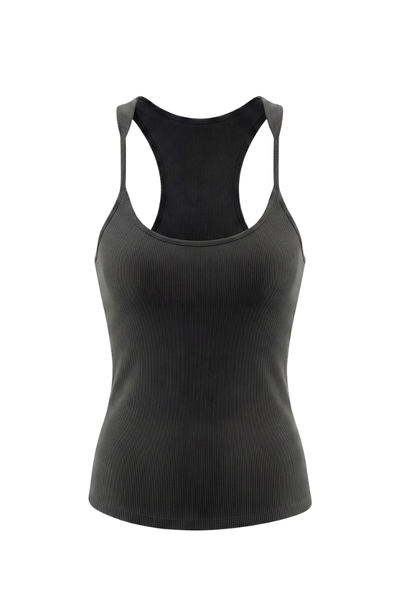 Women's Summer 265g Solid SKM Shaping LowNeck Spaghetti Tank