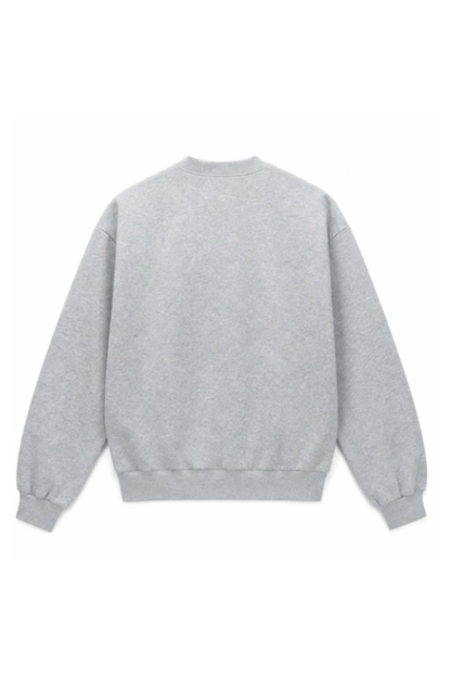 Men Winter Fleece Lined Crew Neck Oversized Sweatshirt