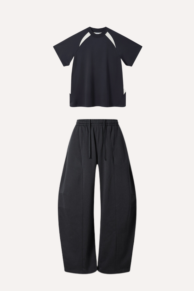 Men's Summer Outdoor Quick Dry Colorblock Cooling Tee