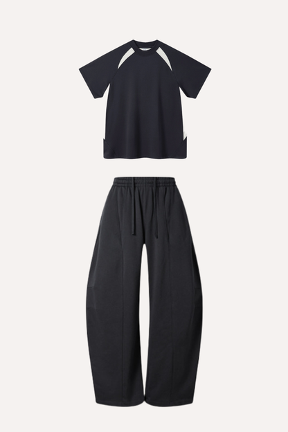 Men's Summer Outdoor Quick Dry Colorblock Cooling Tee