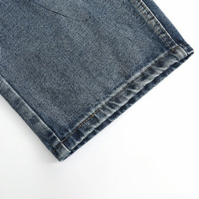 Men's Spring Splash Ink Washed Baggy Wide Leg Denim Jeans