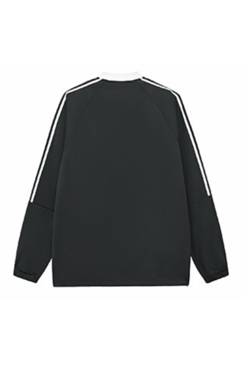 Men's Fall Colorblock V-Neck Raglan Long-Sleeve T-Shirt