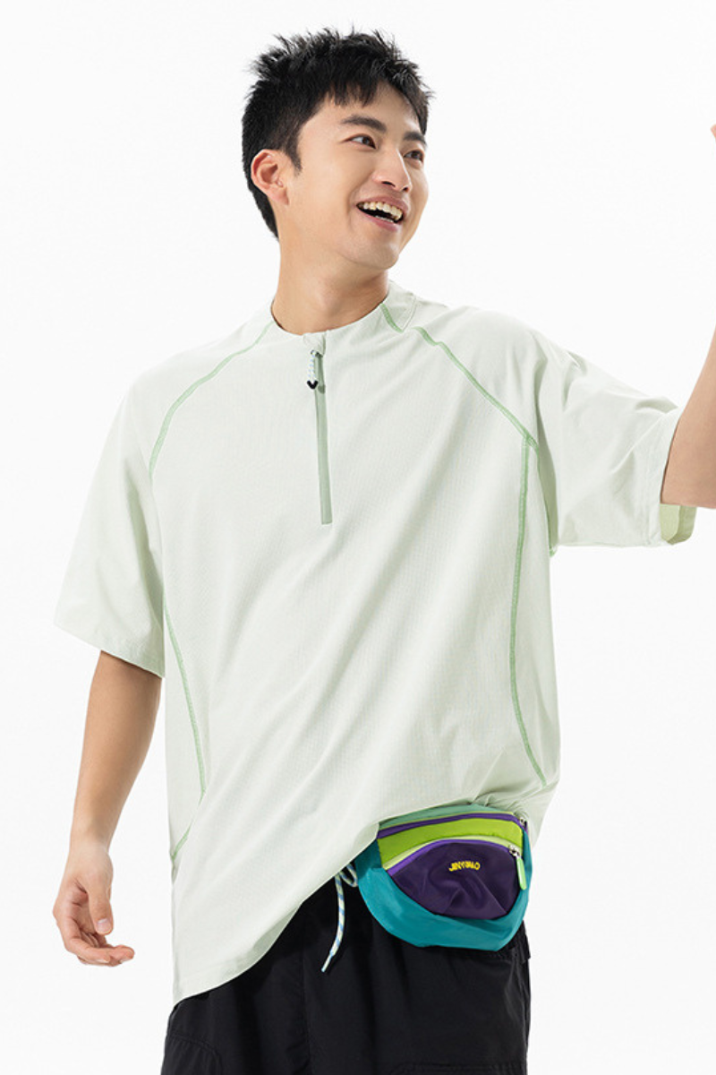 Men's Summer Street Outdoor UPF Antibacterial Quick Dry Tee