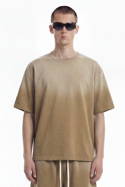 Unisex Loose Splatter Tee - Wash Vintage Air Mamba