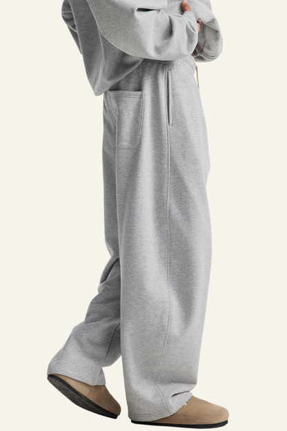 Unisex Fleece-lined Versatile Curved-blade Pants