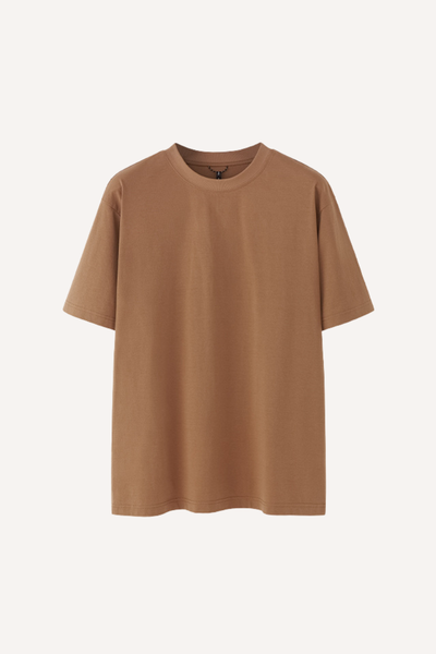 Unisex Spring Summer Polyester Solid Crewneck Quick Dry Tee