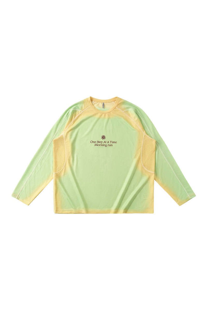 Men's Spring Summer 2026 Long Sleeve Outdoor Ombre Tee