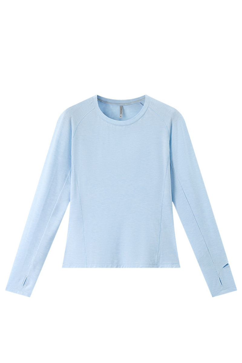 Women's Summer Wool Long Sleeve Outdoor Anti-Odor Tee