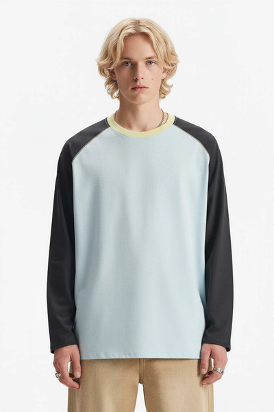 Men's Spring Sorona Colorblock Raglan Long Sleeve Tee