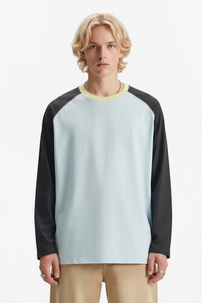 Men's Spring Sorona Colorblock Raglan Long Sleeve Tee