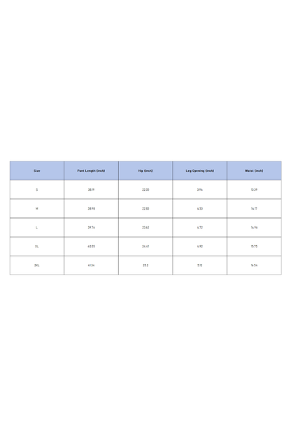 Men Fall Clothing 400G Washed Relaxed Cuff Jogger Pants