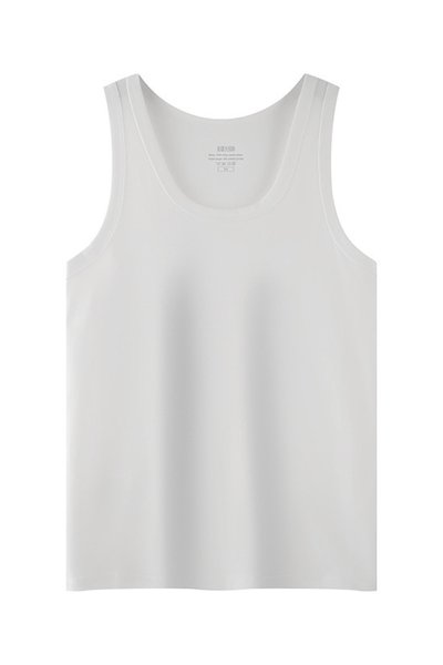 Unisex Summer 50s Luxury Pima Ice Silk Tank