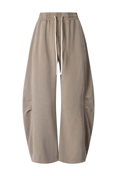 Women's Summer Vintage Washed Cotton Drawstring Cargo Pants