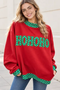 Red Base HOHOHO Letter