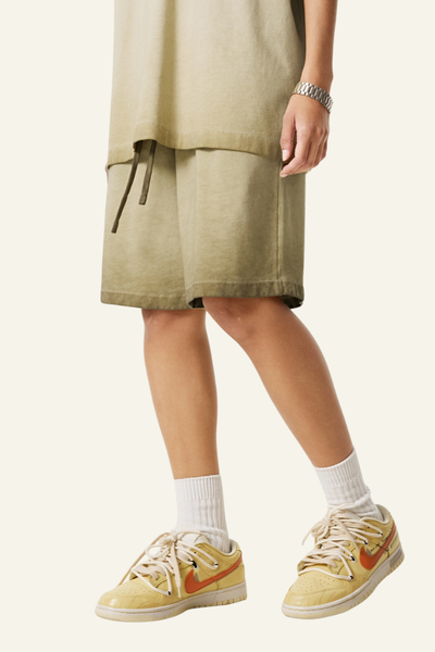 Women's Vintage Washed Cotton Shorts