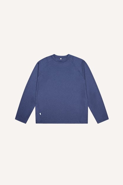Men‘s COOLMAX LYCRA Wicking Quick Dry Paneled LS Tee