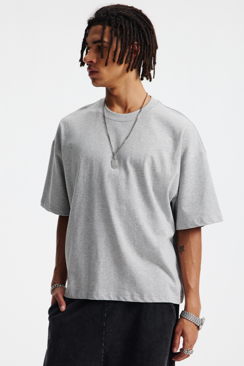 Men's Summer 275g Cotton Boxy Oversized Tee