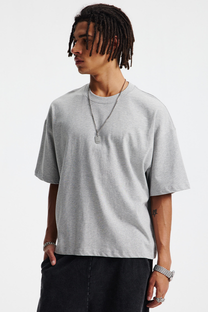 Men's Summer 275g Cotton Boxy Oversized Tee
