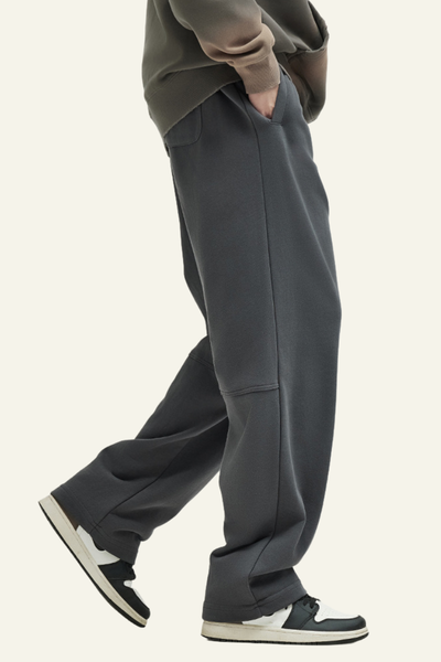 Men's Streetwear Slouchy Drawstring Wide-leg Pants