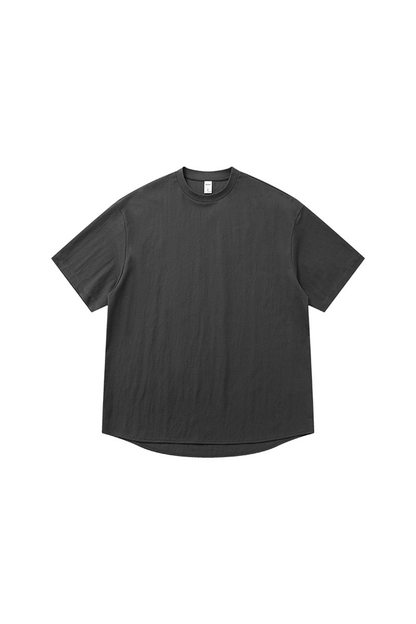 Men's Summer Linen-Blend Old-Money Drop-Shoulder T-Shirt