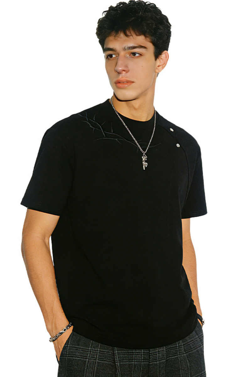 Men's Summer Cleanfit Lightning Emb Heavy Set-in Tee