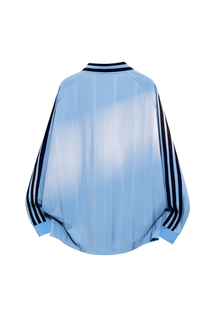 Men's Fall Retro Half-Zip Game-Day Long-Sleeve Polo
