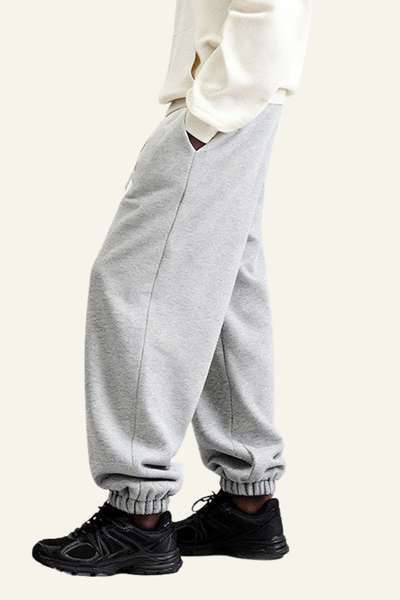 Men's Cotton Streetwear Drawstring Cuffed Sweatpants