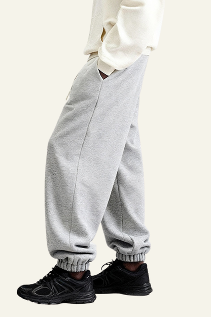 Men's Cotton Streetwear Drawstring Cuffed Sweatpants