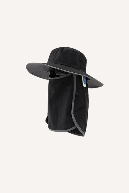 Unisex Summer UPF Sun Hat Neck Flap Fishing Hiking