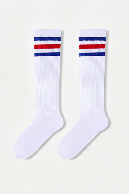 Women's Fall Three-Stripe Compression Knee-High Socks