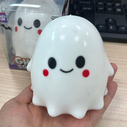Unisex Fall Halloween Cute Ghost Gift Box Squishy Toy