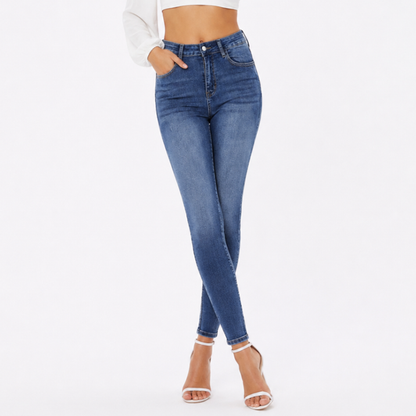 Women's Wash Stretch High Waist Slim Fit Skinny Jeans