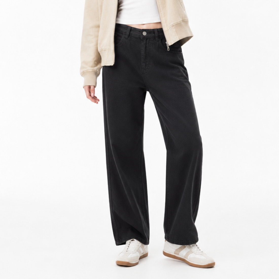 Women's & Unisex High Waist Wide Leg Jeans