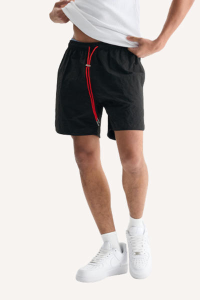Men's Summer Quick Dry Nylon Drawstring Loose 5" Shorts