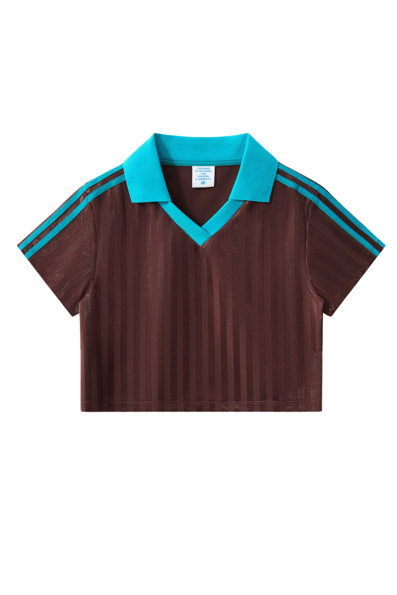 Women's Summer 2026 Football Jersey Street Crop Tee