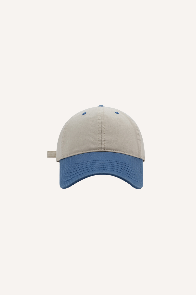 Unisex Colorblock Washed Soft Dad Cap - Street