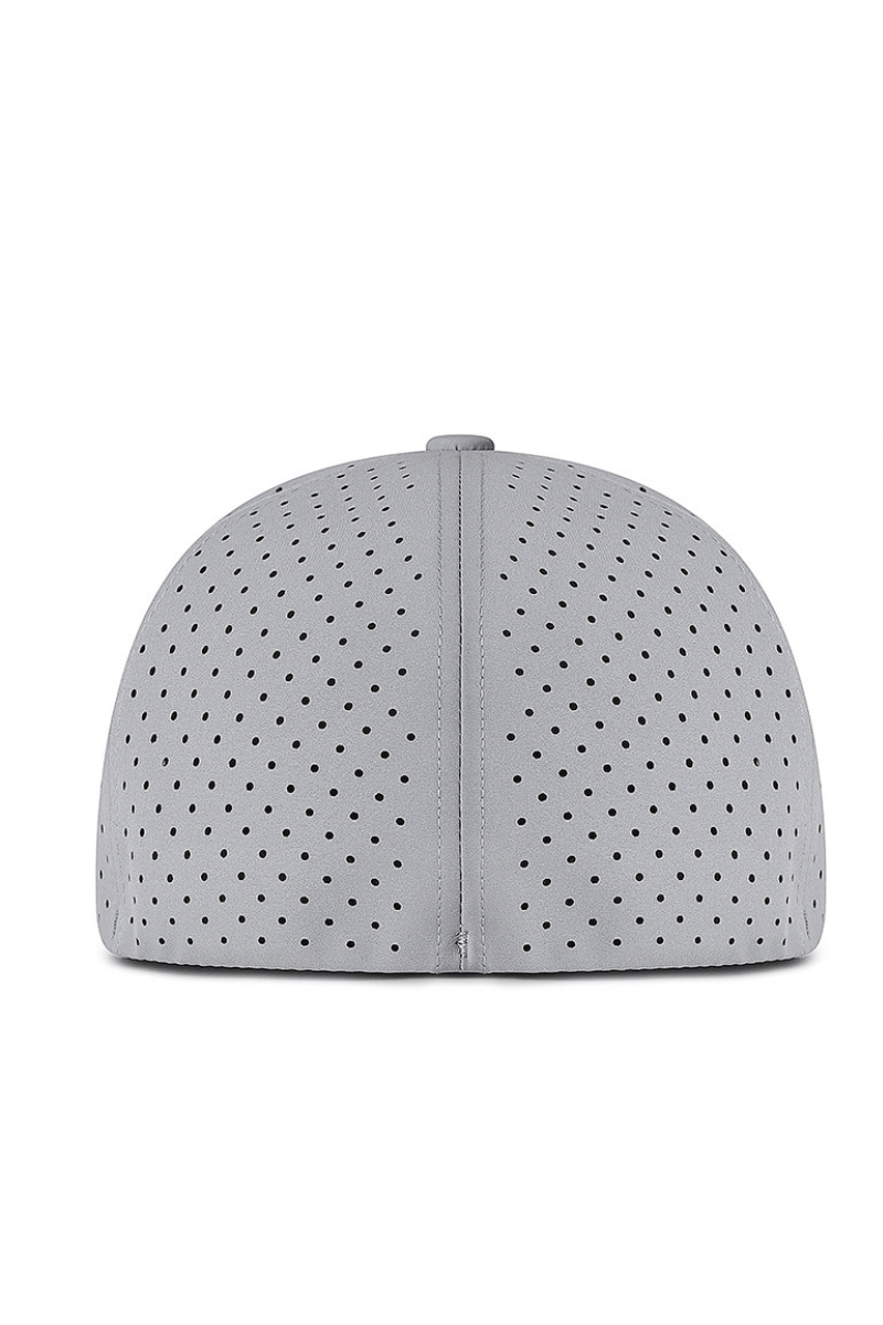 Men's Elastic Solid Flat Brim Mesh Hip Hop Hat