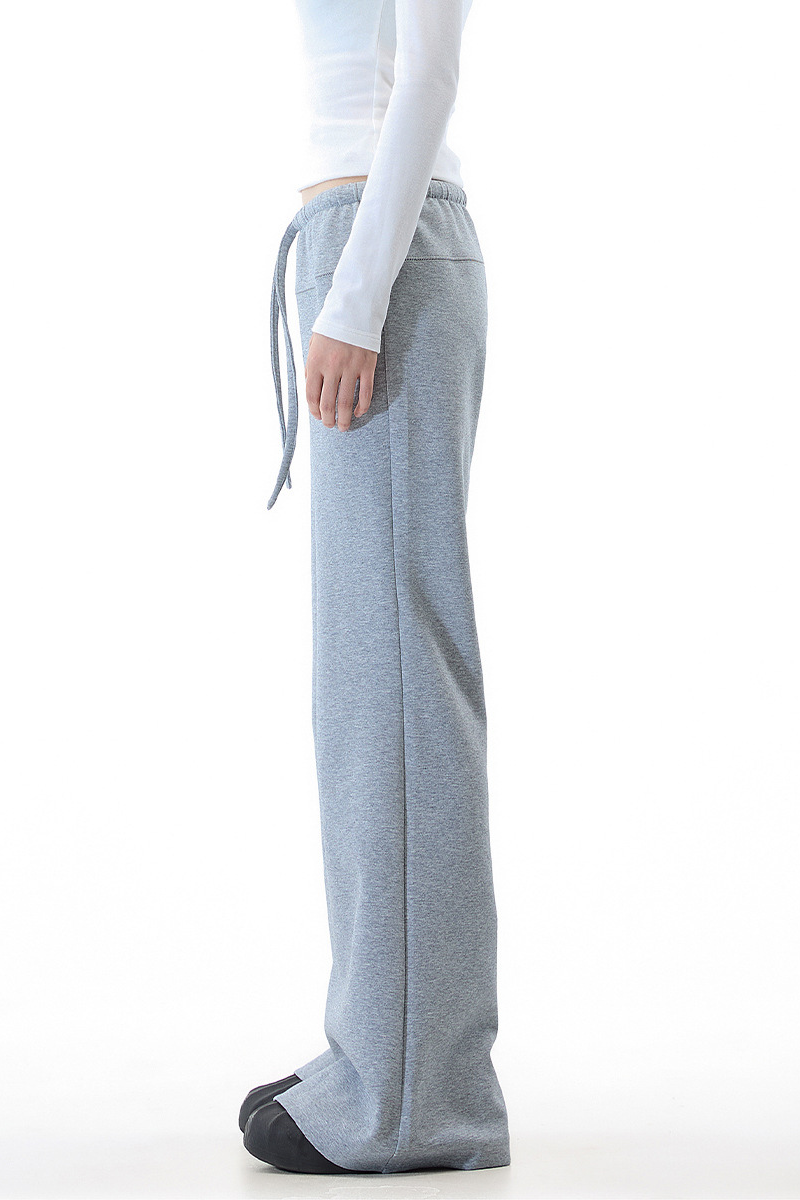 Women's Retro Flare Wide Leg Drawstring Sweatpants
